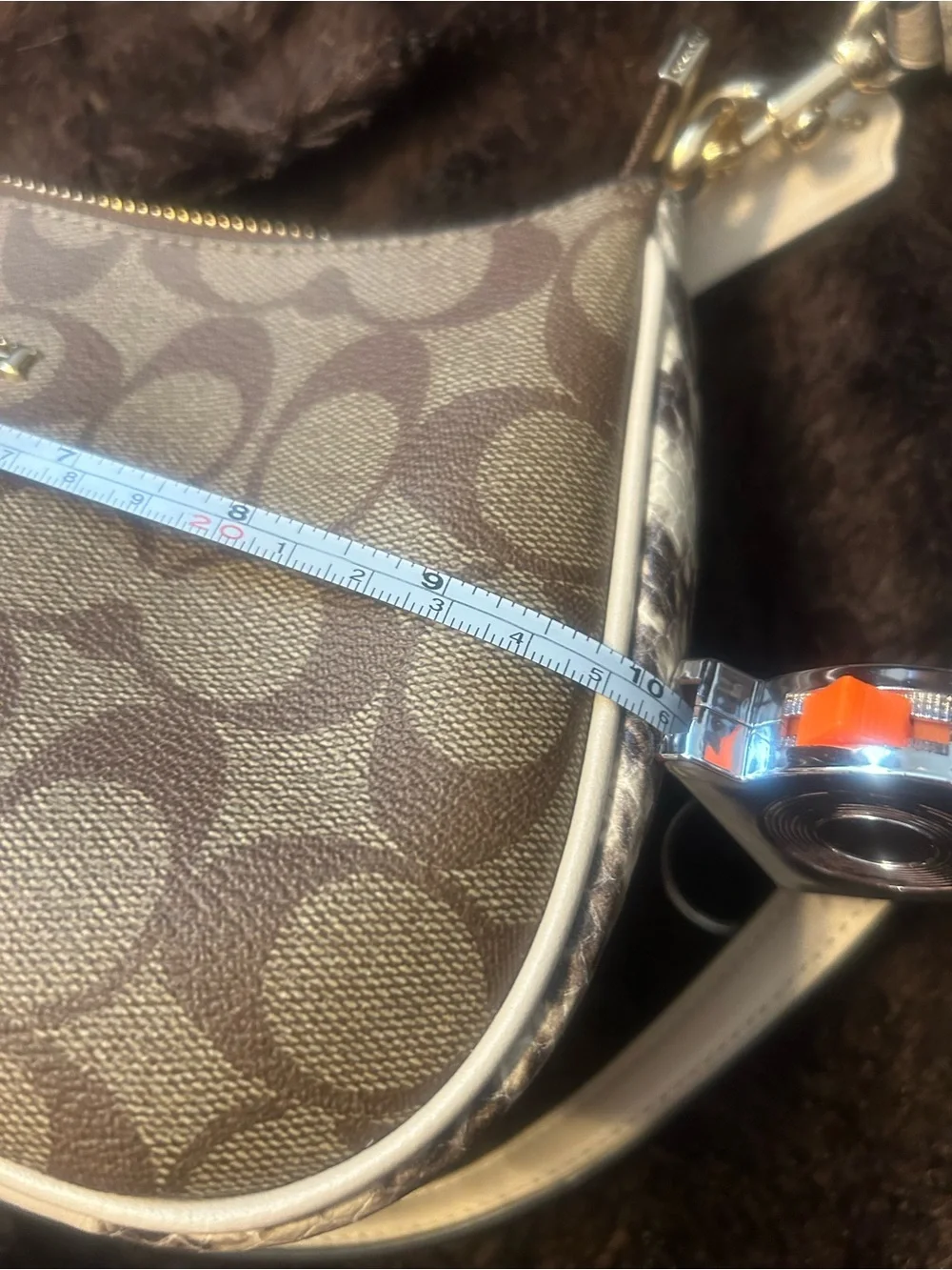Sold Coach Signature Teri Bag & Wallet